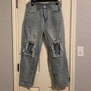 Shein high-waisted jeans